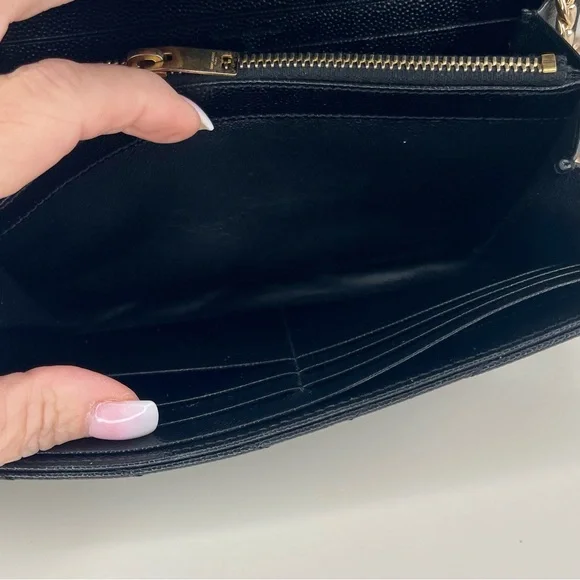 Saint Laurent WOC • Quilted Caviar Leather • Signature Edition - Picture 12 of 12